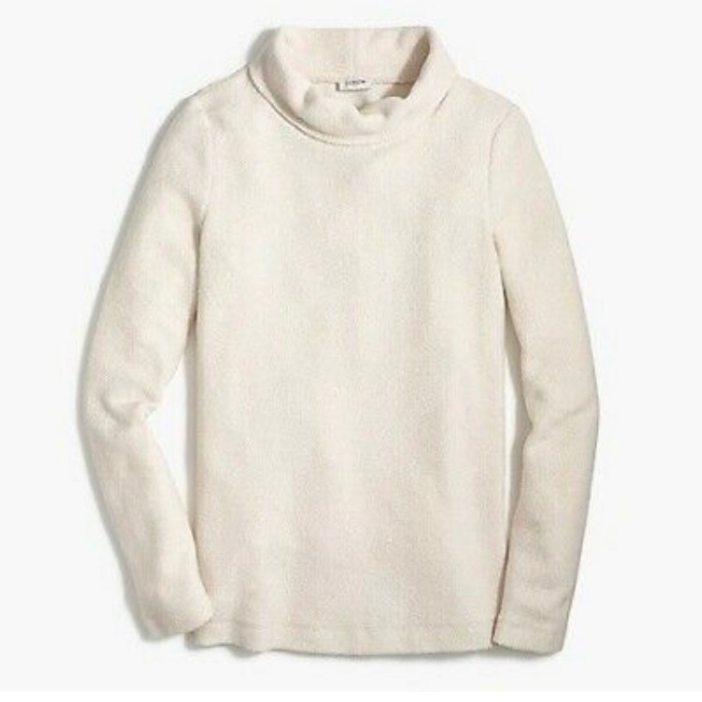 J Crew Cozy Funnel Neck Sweater